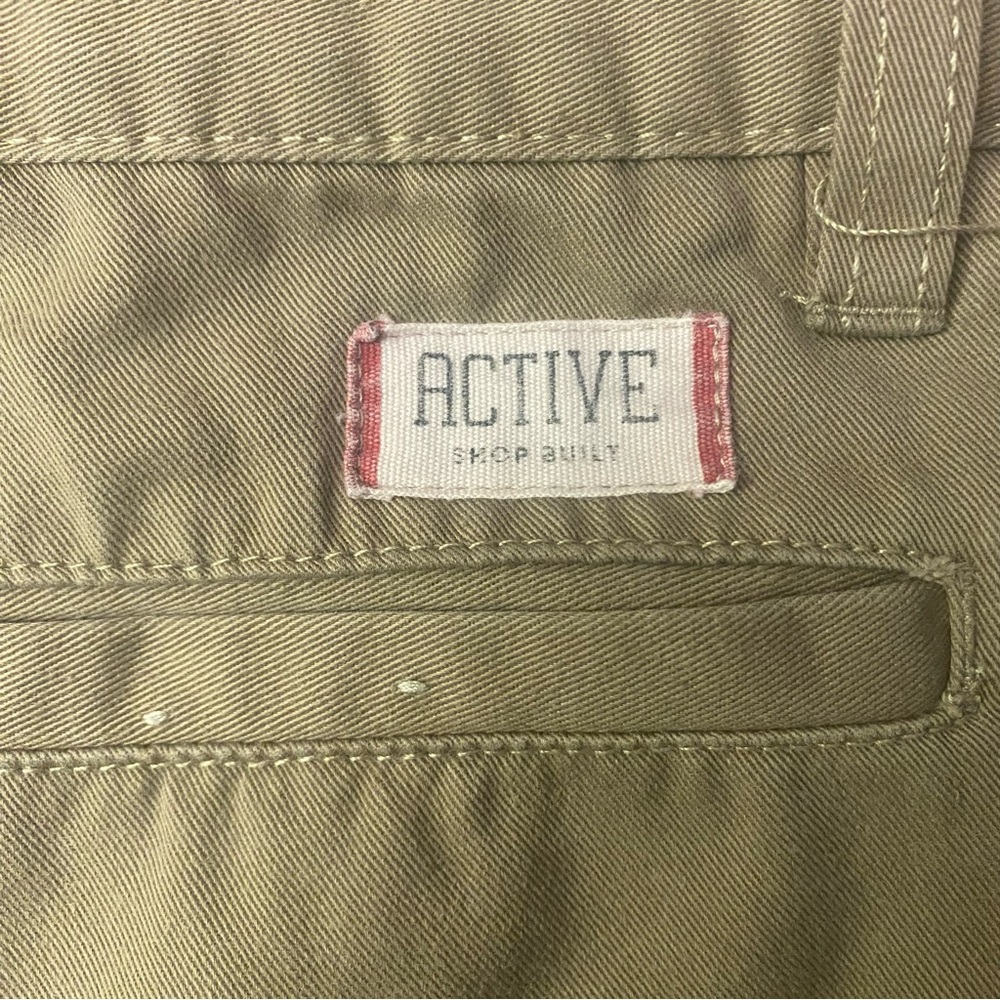 Active USA Men's Khaki Chinos GUC 34 - Picture 4 of 6
